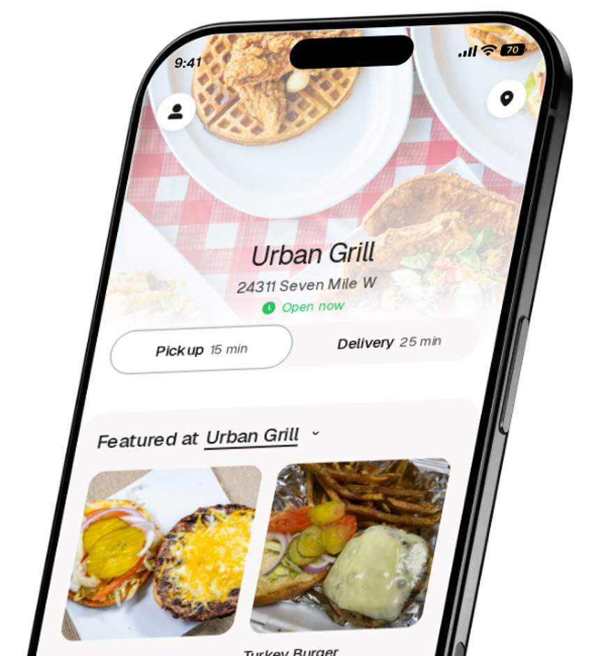 Urban Grill app preview